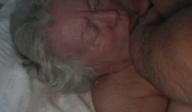 Cumshot – French Granny Swallow 2