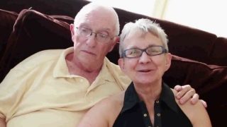 Blowjob – Granny Fucks Younger Man With Hubby Besides Her