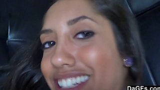 Teen – Sexy Latina Receives Her First Facial In A Audition