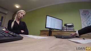Audition – Loan4k. She Needs A New Car, An Loan Agent Needs Her Pussy