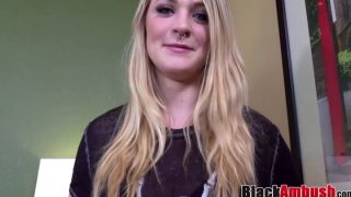 Blowjob – Busty Amateur Fawn Doused In Jizz At Interracial Casting