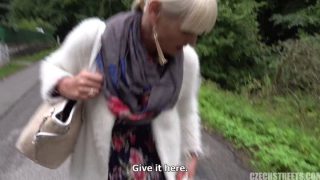Cumshot – Blond Milf Engaged Outdoor Public Hook Up