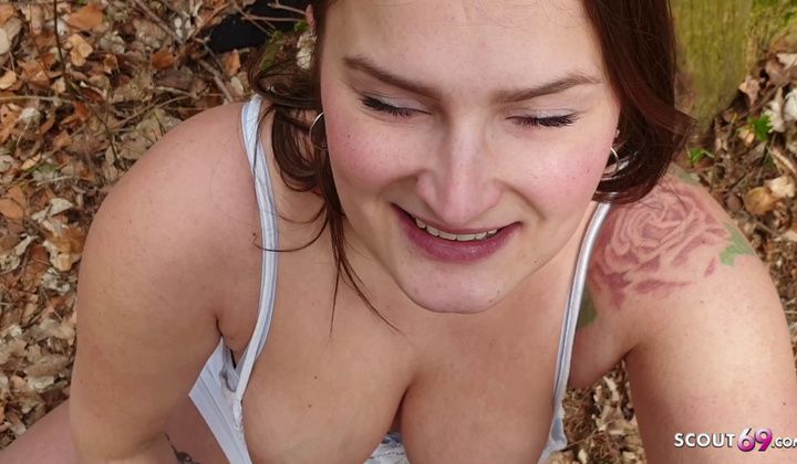 Cumshot Studentin Holly Outdoor Nach Der Uni Im Wald Gefickt Deutsc