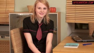Fetish – Sexy Samantha Blonde Virgin Hot Schoolgirl