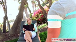 Handjob – Busty Mature Stepmom Cockriding In Taboo Trio