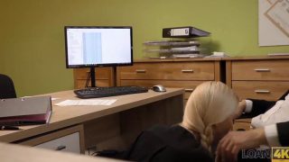720p – Loan4k. Blonde Hottie With Pigtail Is Owned By Loan Manager…