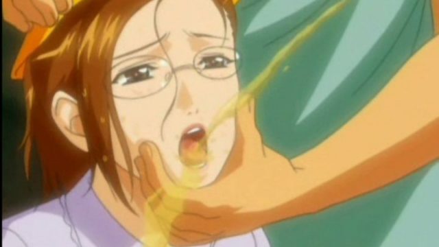Busty Hentai Teacher - Anime - Busty Hentai Teacher Gets Fuck Holes Fingered - AllnPorn
