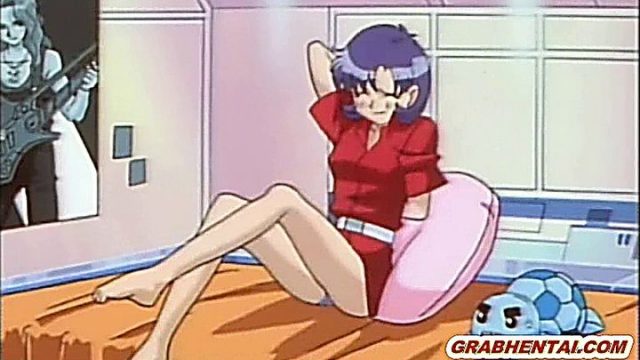 Anime Lesbian Fingering Pussy - Anime - Lesbian Hentai Fingering Pussy And Squeezing Tits - AllnPorn