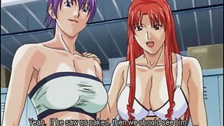 Group Sex – Busty Hentai Trio Riding A Tied Up Guys Hard Cock In Group …