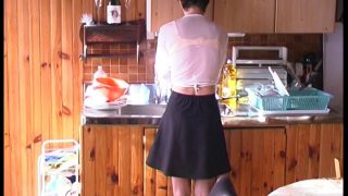 French Skinny Hairy Maid Conforts Homeowner