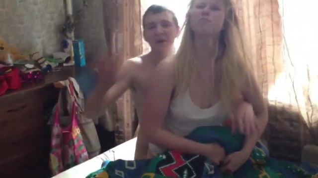 Amateur couple home sex video