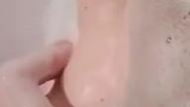big – Bubble bath for busty woman