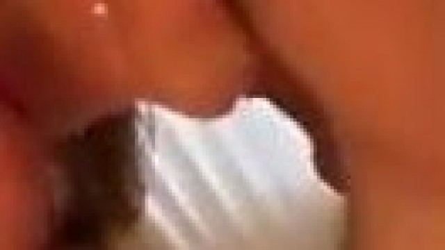 Blindfolded MILF creampied in bed