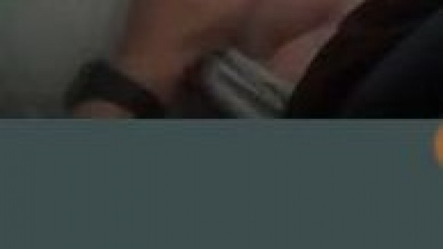 Blonde – Gently stroking her huge tits