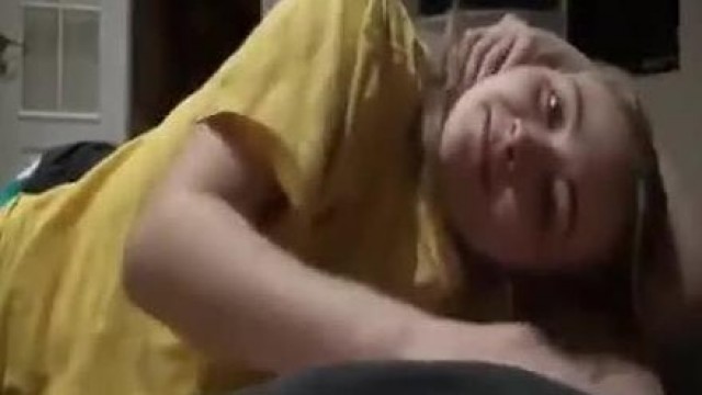 blowjob – Blonde gives hot oral treatment