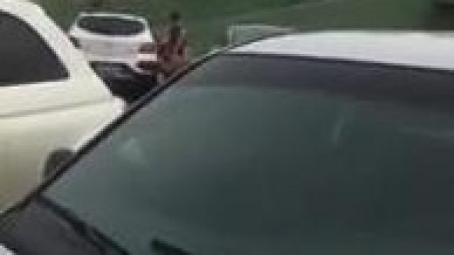 blowjob – Insane girl caught giving public BJ