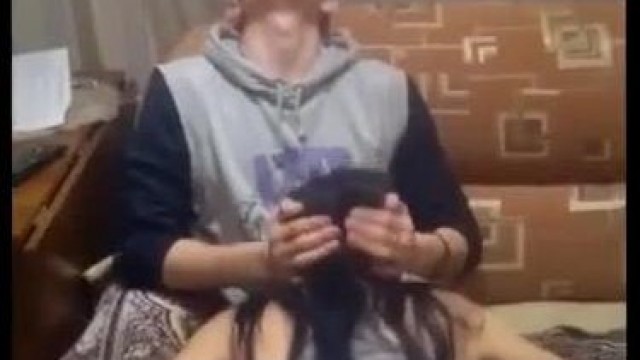 brunette – Couple caught having oral sex