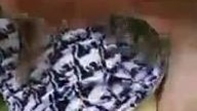 brunette – Solo female masturbation outdoors