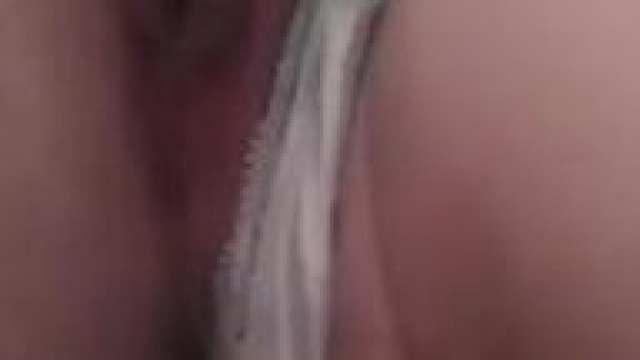 Chubby teen spreading her legs