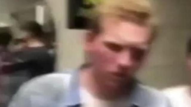 Crazy chick drinks pee