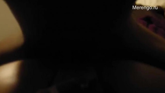 Ebony teen oiled up & fucked