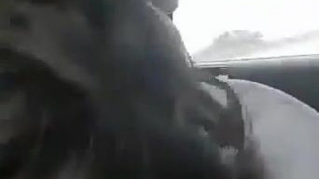 Got a sloppy blowjob from cute teen