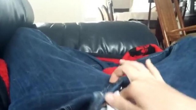 masturbation – Pleasing myself on the sofa