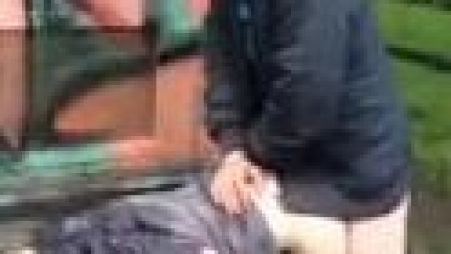 outdoor, – Couple caught fucking hard outdoors