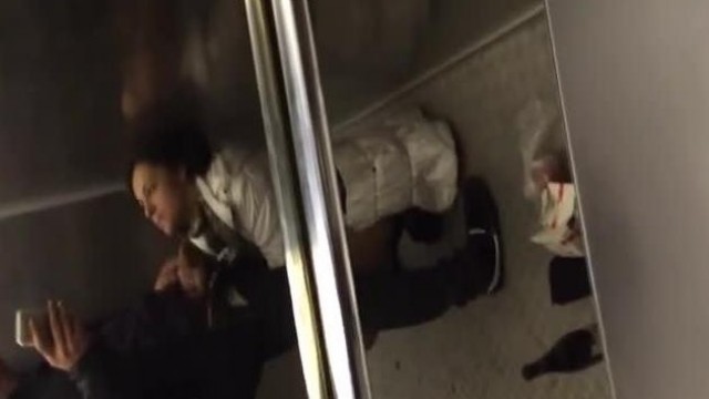 public – Gf goes nuts in the elevator