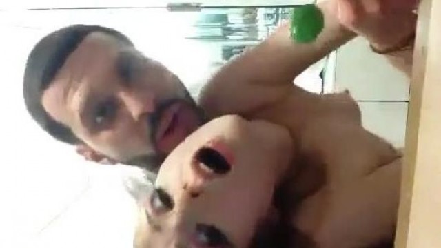 small – Bitch gets slapped during doggy sex