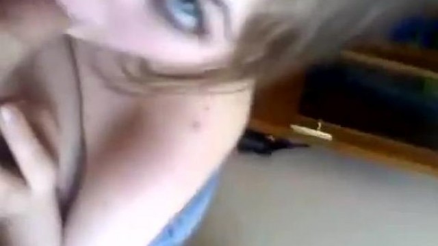 Teen – She enjoys sucking his cock