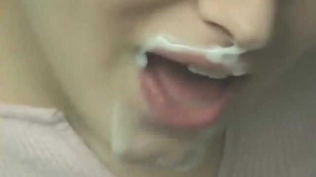 Teen – Smiling while receiving warm cum
