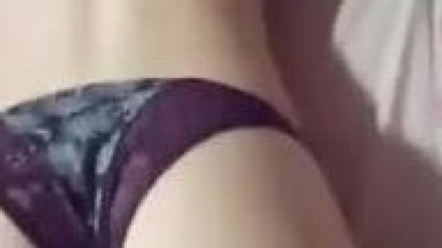 Touching her tight teen ass