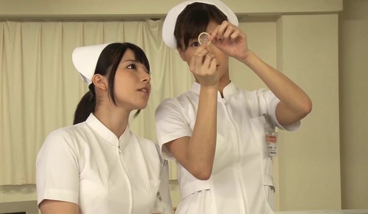 720px x 420px - Group Sex - Japanese Nurse Condom Check Conferrence - AllnPorn