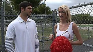 Cumshot – Quickie With Hot Cheerleader