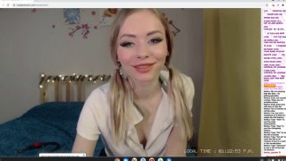 Slutty Blonde Cosplay School Girl Ready To Fuck