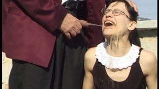 Ugly Maid Gets Ass Fucked And Pissed On
