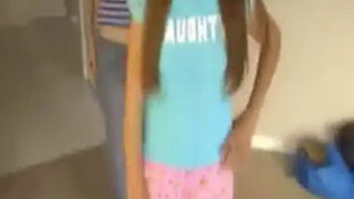 Awesome Two Girl Teen Handjob